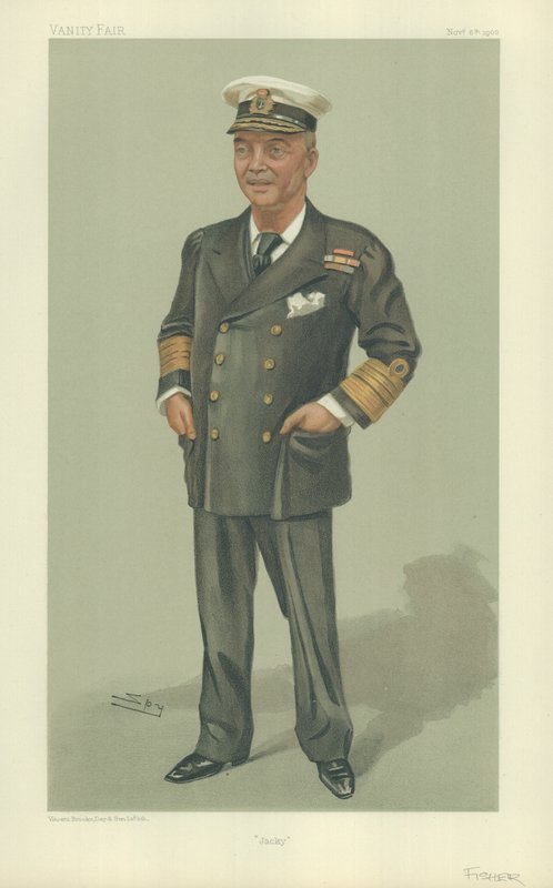 Admirál Sir John Arbuthnot Fisher od Leslie Matthew Ward