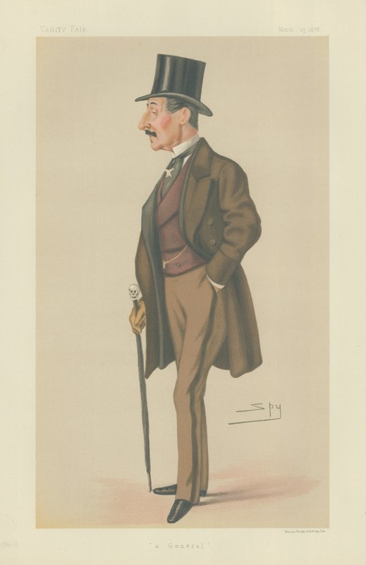 Generál sir Charles Hastings Doyle od Leslie Matthew Ward