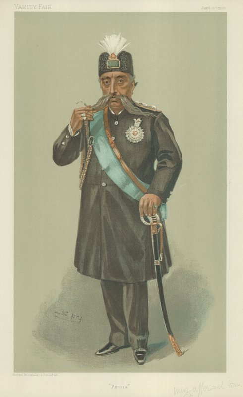 Muzaffer-Ed-Din, šáh z Persie od Leslie Matthew Ward