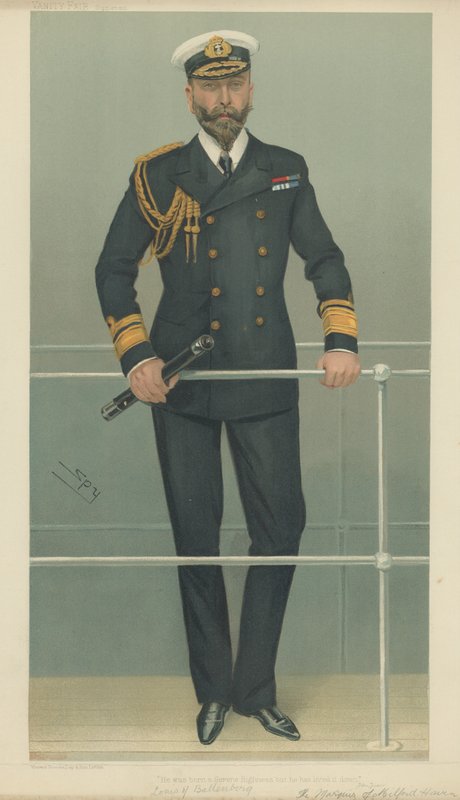 princ Louis z Battenbergu od Leslie Matthew Ward