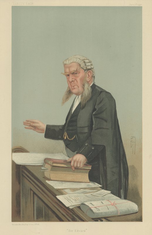 Sir Edward George Clarke od Leslie Matthew Ward