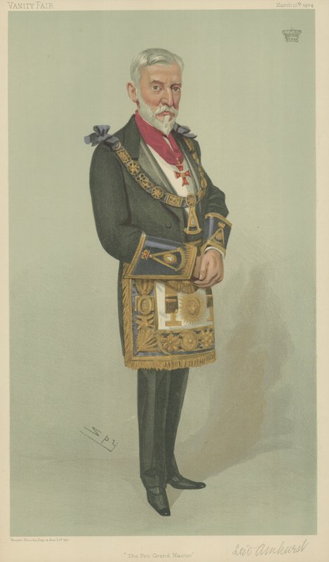 hrabě z Amherstu od Leslie Matthew Ward