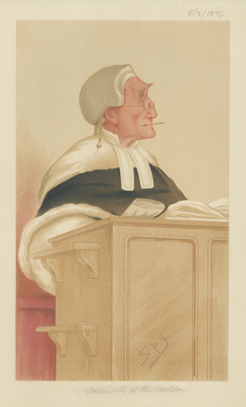 Ctihodný sir Anthony Cleasby od Leslie Matthew Ward