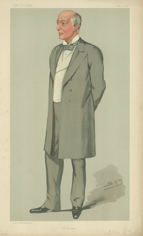 Přednášející William Gully od Leslie Matthew Ward