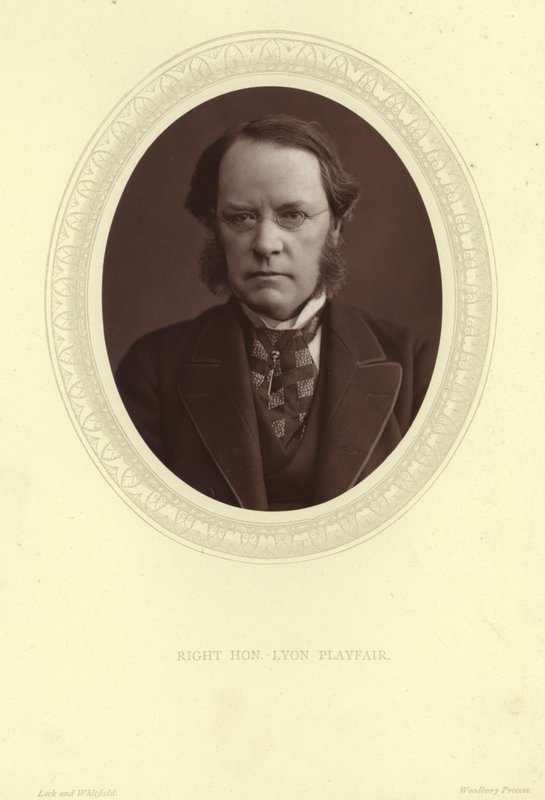 Portrét Lyon Playfair, Baron Playfair od Lock and Whitfield