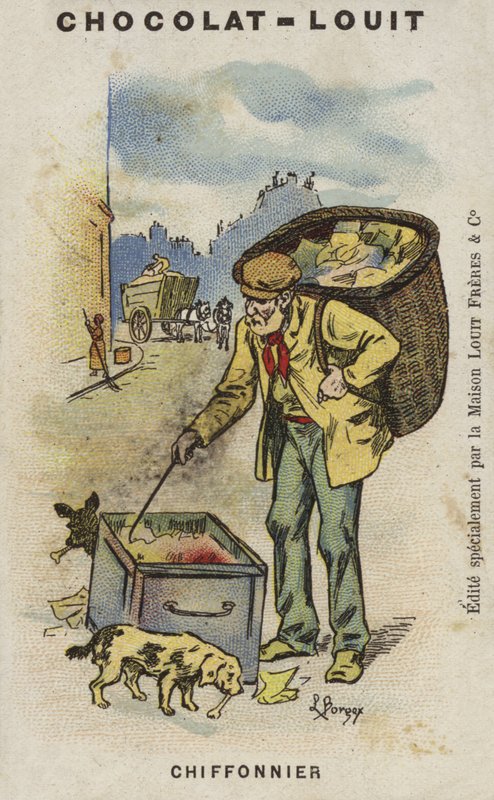 Chiffonnier (chromolitho) od Louis Borgex