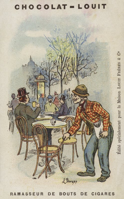 Picker špičky doutníků (chromolitho) od Louis Borgex