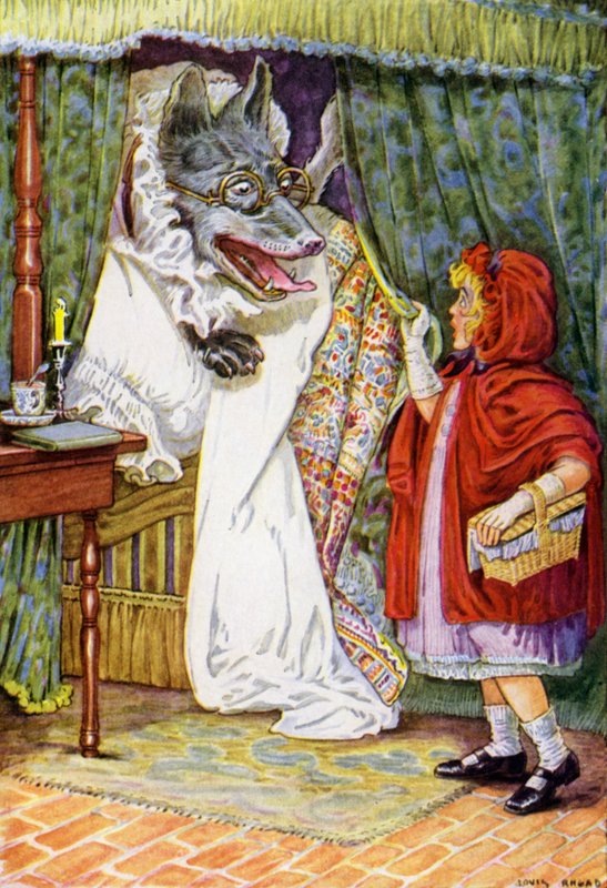 Červená Karkulka od Louis John Rhead