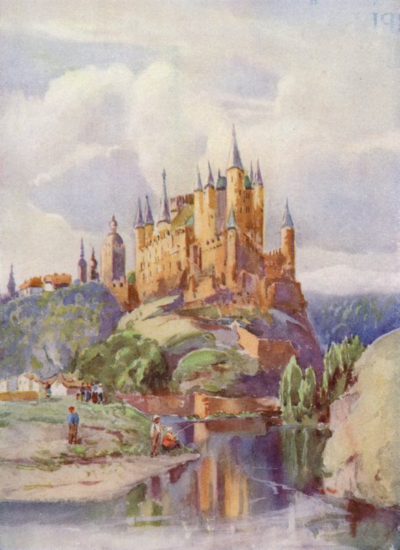 Alcazar, Segovia od Louis Burleigh Bruhl
