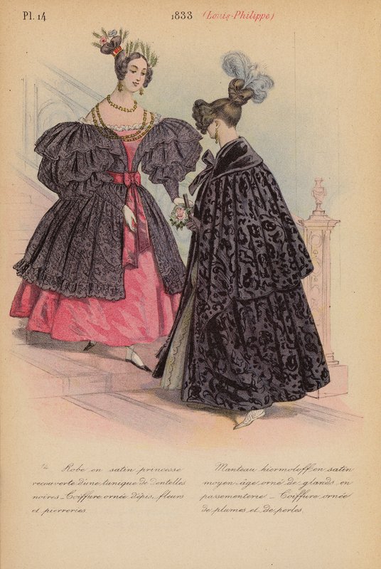 Francouzská móda: (barevná litografie). od Louis Colas