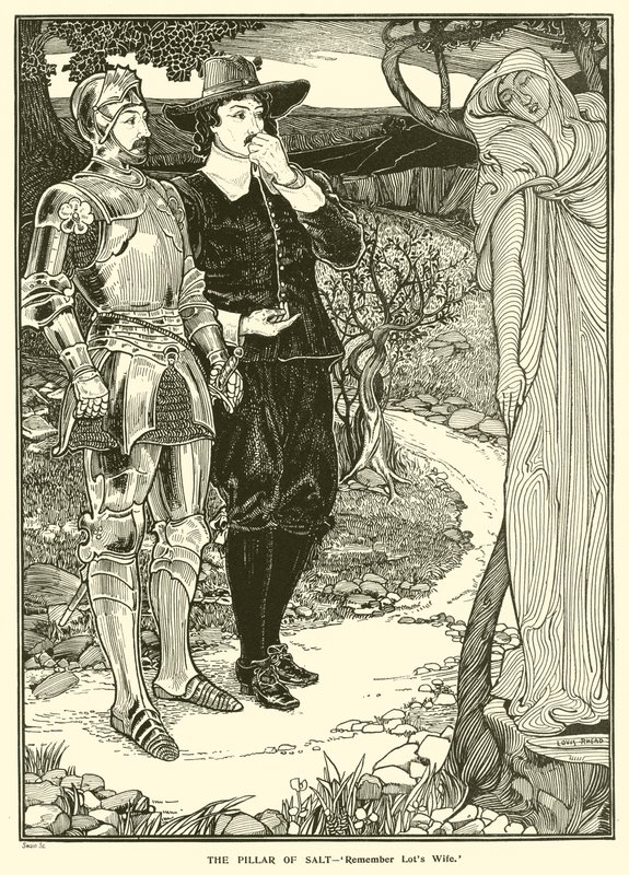 The Pillar of Salt (rytina) od Louis John Rhead