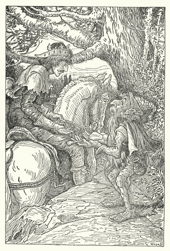 Voda života (litho) od Louis John Rhead