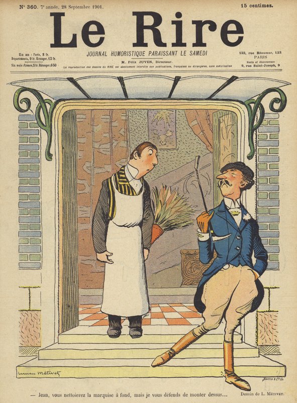 Ilustrace pro Le Rire od Lucien Metivet