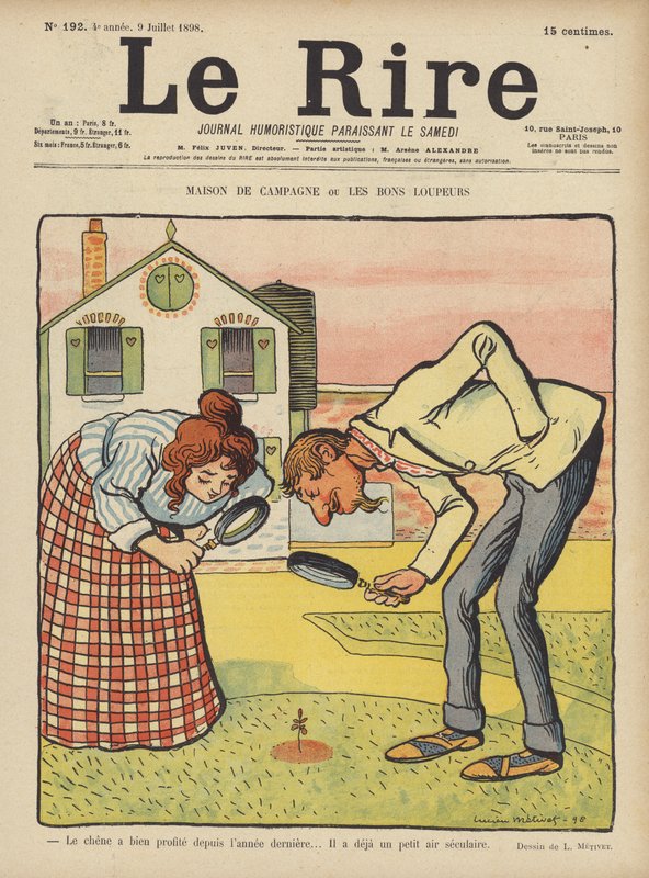 Ilustrace pro Le Rire od Lucien Metivet