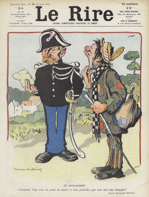 Ilustrace pro Le Rire od Lucien Metivet
