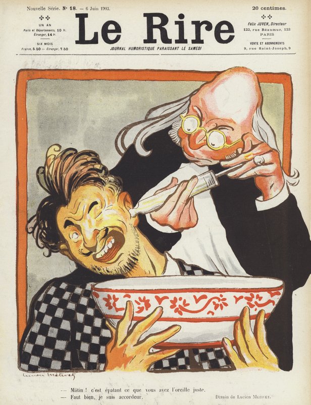 Ilustrace pro Le Rire od Lucien Metivet