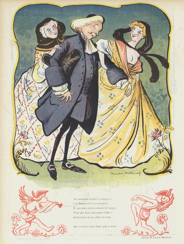 Ilustrace pro Le Rire od Lucien Metivet
