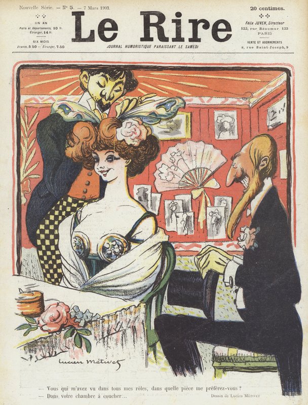 Ilustrace pro Le Rire od Lucien Metivet