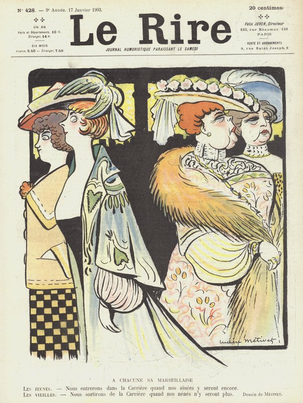 Ilustrace pro Le Rire od Lucien Metivet
