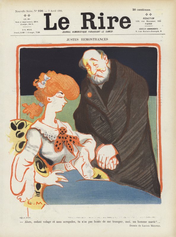 Ilustrace pro Le Rire od Lucien Metivet