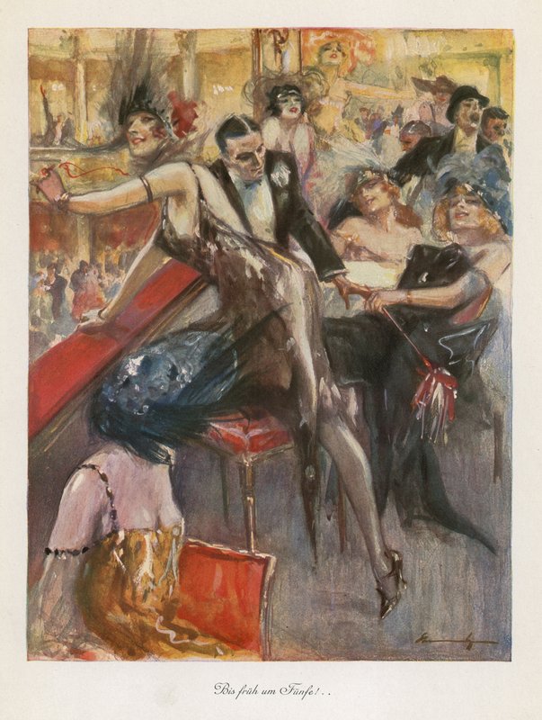 Bis fruh a Funfe! (barva lito) od Ludwig Lutz Ehrenberger