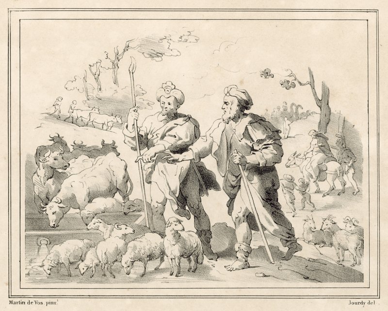 Dva pastevci od Maarten de Vos