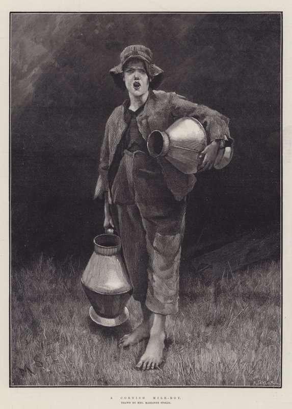 Cornish Milk-Boy od Marianne Stokes