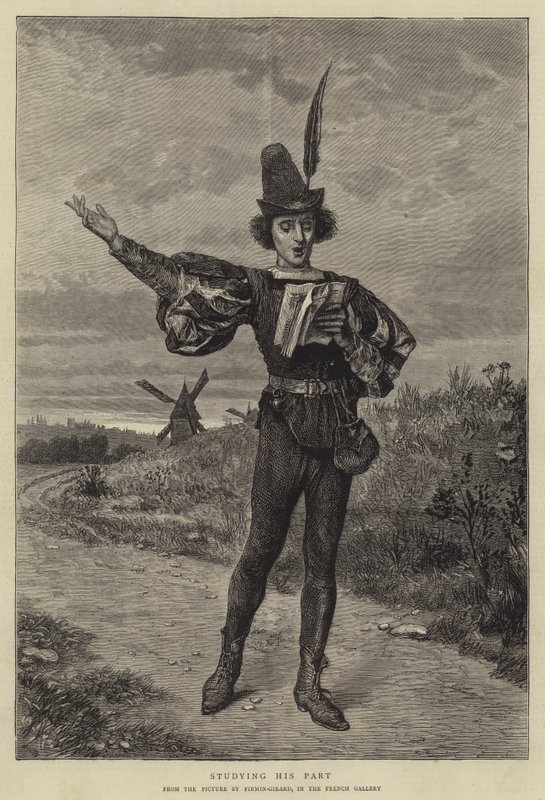 Studium jeho části od Marie Francois Firmin Girard