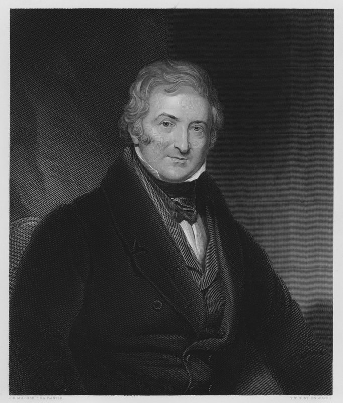 Thomas Morton, dramatik, z obrázku v galerii Vernon od Martin Archer after Shee