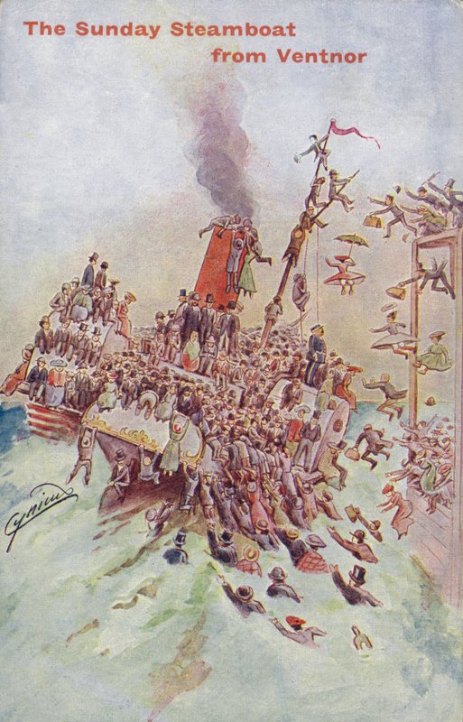 Nedělní parník z Ventnoru, Isle of Wight od Martin Cynicus Anderson