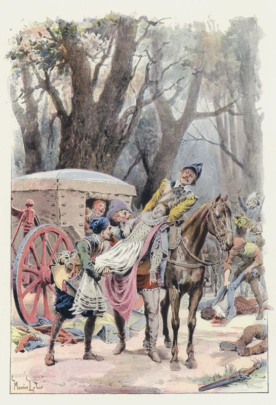 Ilustrace pro Gil Blas od Maurice Leloir