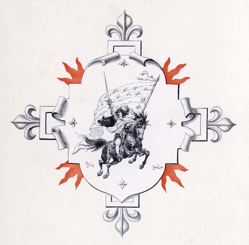 Ilustrace pro Tři mušketýři (rytina) od Maurice Leloir