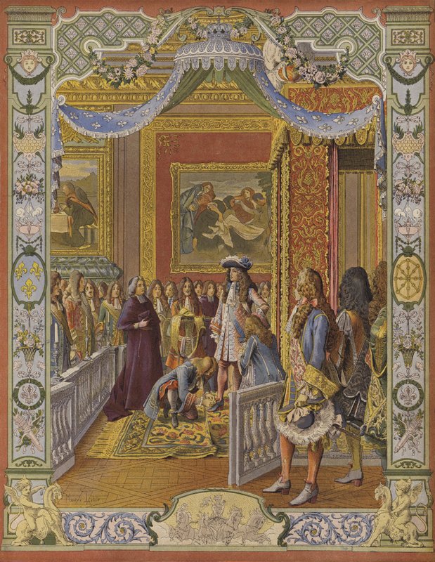 Páka krále Ludvíka XIV. od Maurice Leloir