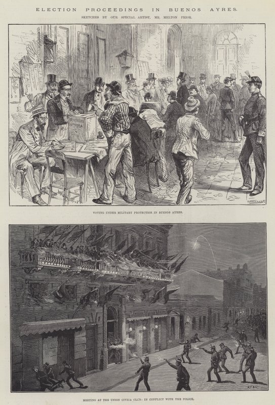 Volební řízení v Buenos Ayres od Melton Prior