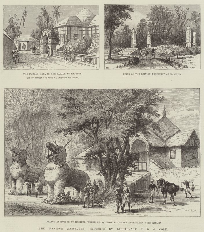 Manipurské masakry od Melton Prior