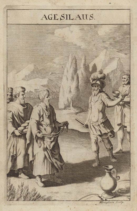 Agesilaus II., spartský král a generál od Michael Burghers