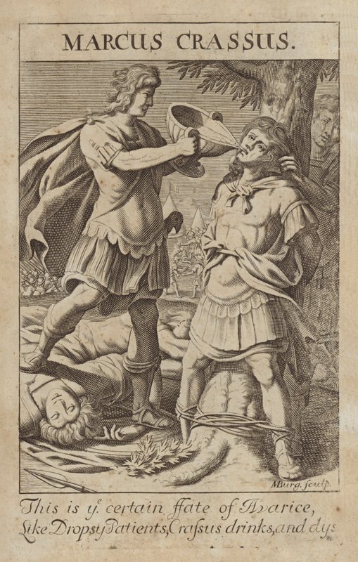 Marcus Licinius Crassus , římský generál a politik od Michael Burghers