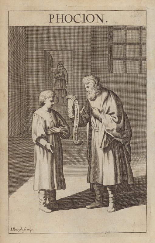 Phocion, athénský státník a generál od Michael Burghers