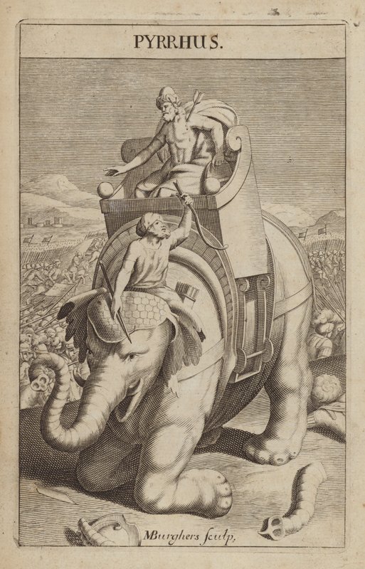 Pyrrhus, řecký generál a státník od Michael Burghers