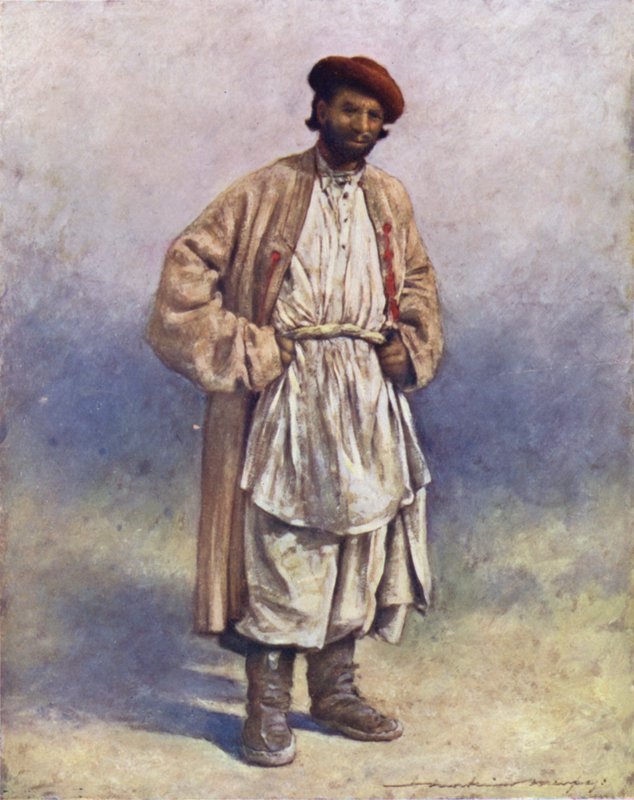 Hindoo Hill-pastýř z Kašmíru od Mortimer Ludington Menpes