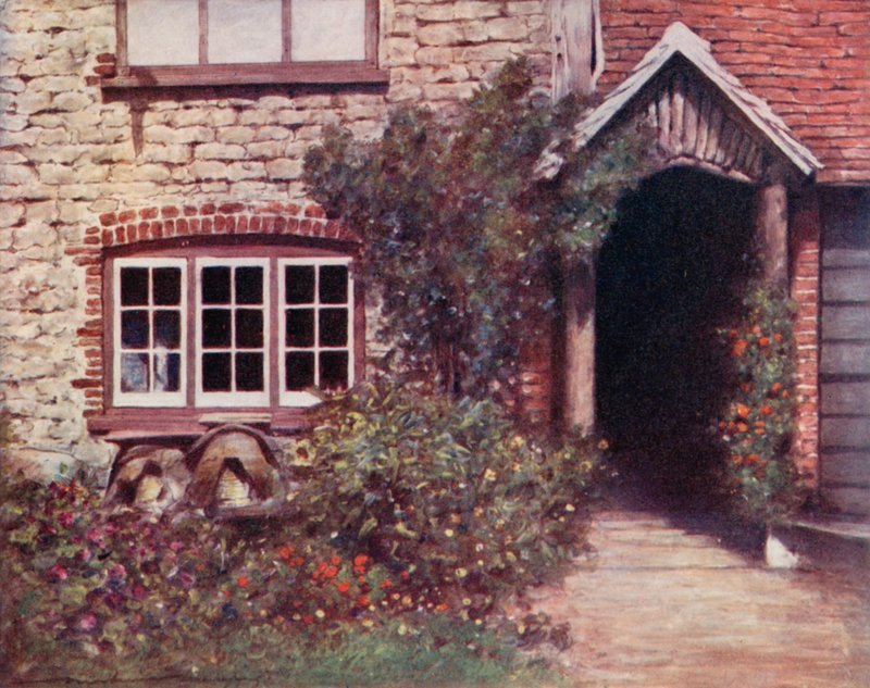Porch v Surrey od Mortimer Ludington Menpes