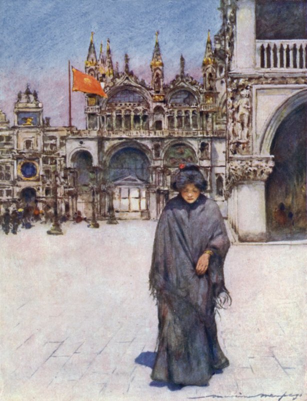 Přejezd Piazza od Mortimer Ludington Menpes