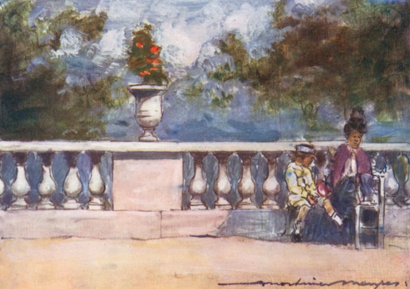 V Tuileries od Mortimer Ludington Menpes
