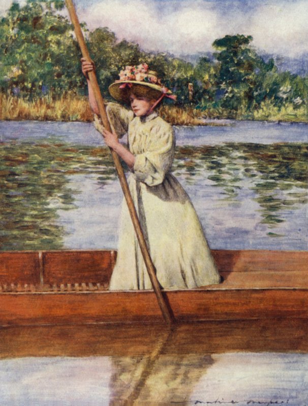 Punting od Mortimer Ludington Menpes
