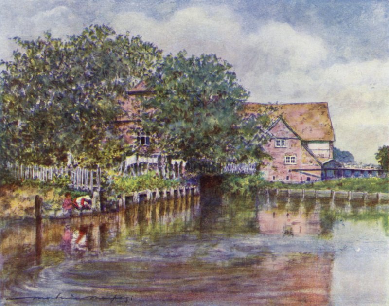 Streatley Mill od Mortimer Ludington Menpes