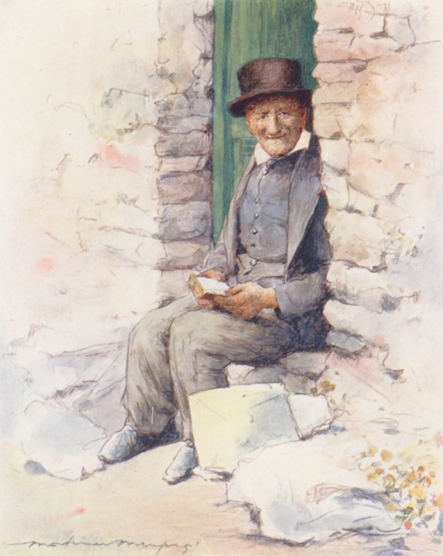 Neděle (barevná litografie) od Mortimer Ludington Menpes
