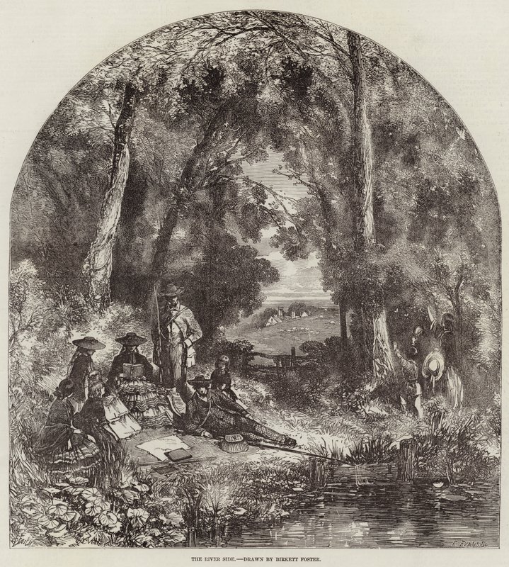 The River Side od Myles Birket Foster