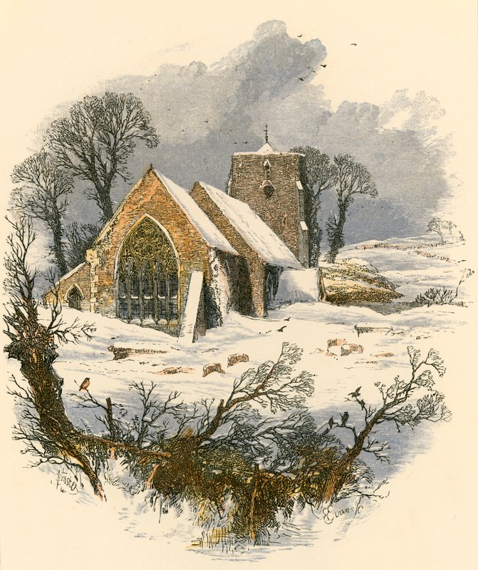 Procházka zimní sabat od Myles Birket Foster