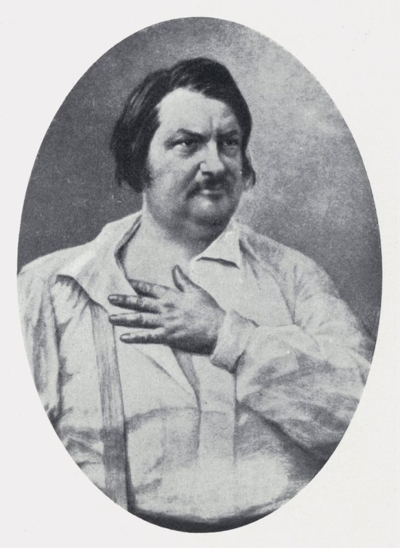 Básník Honore de Balzac od Nadar