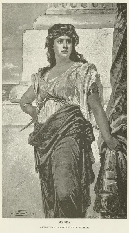 Medea (rytina) od Nathaniel Sichel